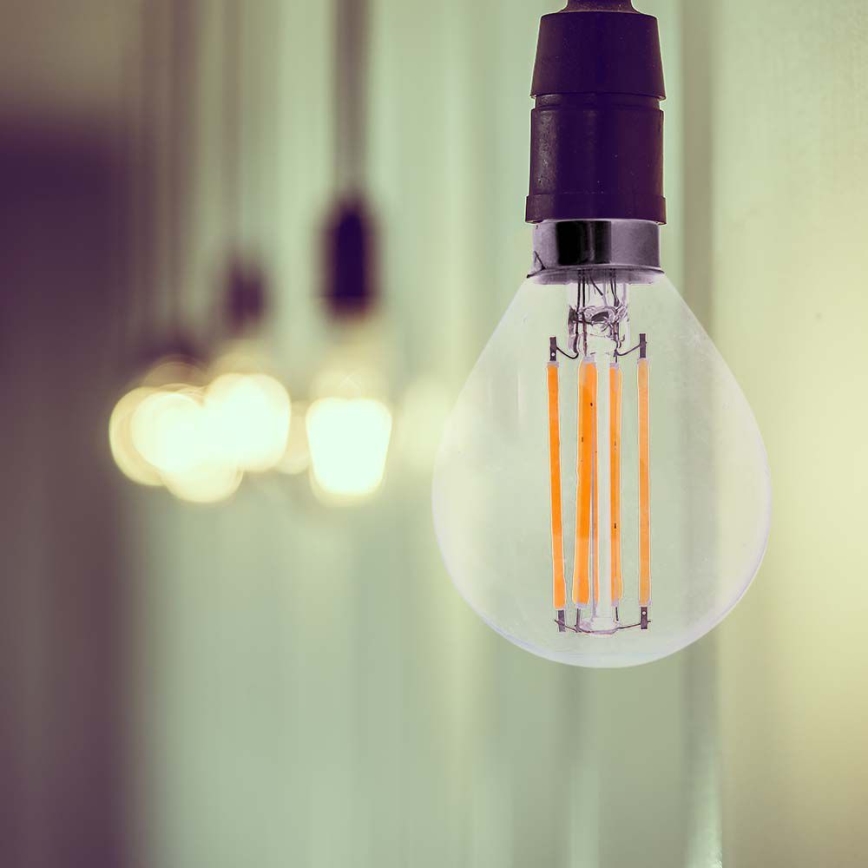 LED Pirn FILAMENT P45 E14/6W/230V 6500K