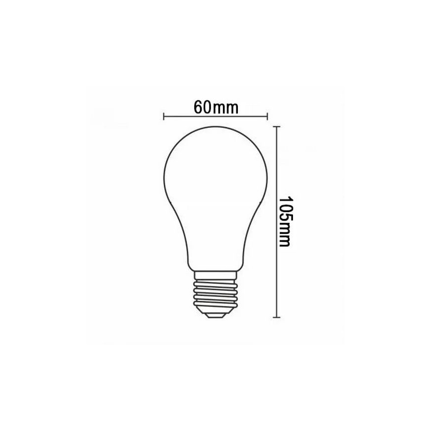 LED Pirn FILAMENT SHAPE A60 E27/4W/230V 1800K sinine
