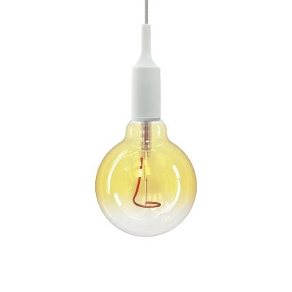 LED Pirn FILAMENT SHAPE G95 E27/4W/230V 1800K kollane