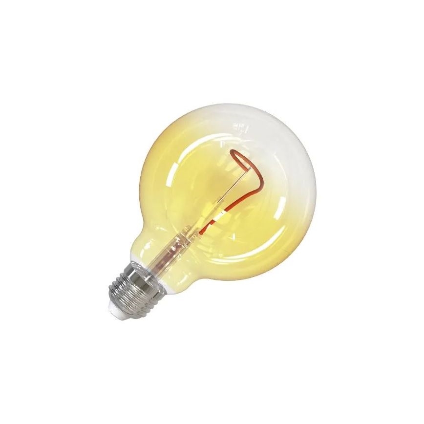 LED Pirn FILAMENT SHAPE G95 E27/4W/230V 1800K kollane
