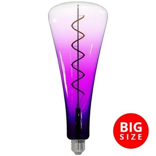 LED Pirn FILAMENT SHAPE T110 E27/5W/230V 1800K lilla