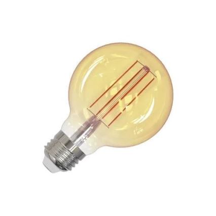 LED Pirn FILAMENT SLIM VINTAGE G80 E27/4,5W/230V 1800K