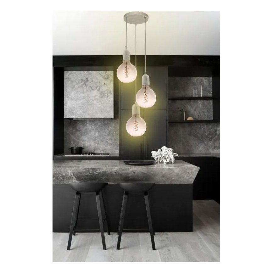 LED Pirn FILAMENT SPIRAL G125 E27/4W/230V 2000K hall/roosa