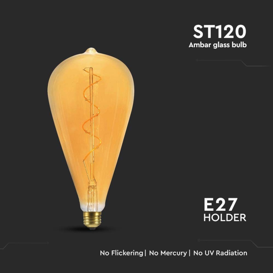 LED Pirn FILAMENT ST120 E27/4W/230V 2700K