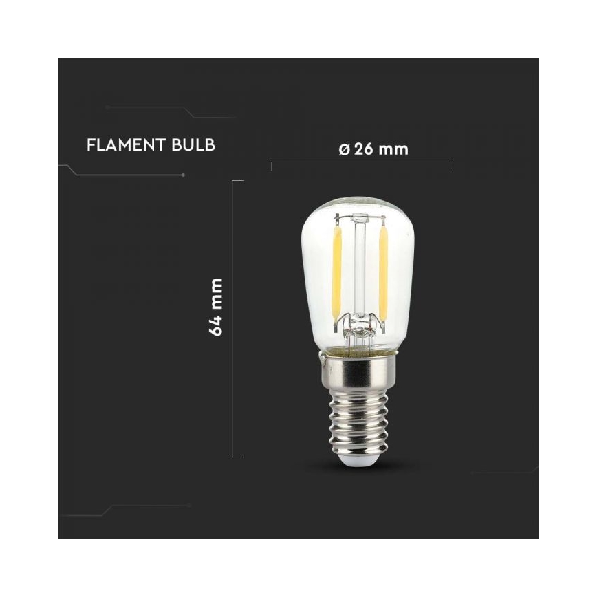 LED-pirn FILAMENT ST26 E14/2W/230V 6500K