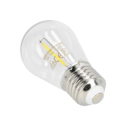 LED Pirn FILAMENT ST45 E27/1W/230V 2700K