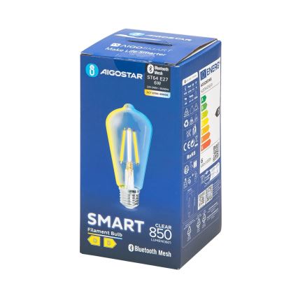 LED Hämardatav pirn FILAMENT MESH Nutikas ST64 E27/6W/230V 2700-6500K - Aigostar