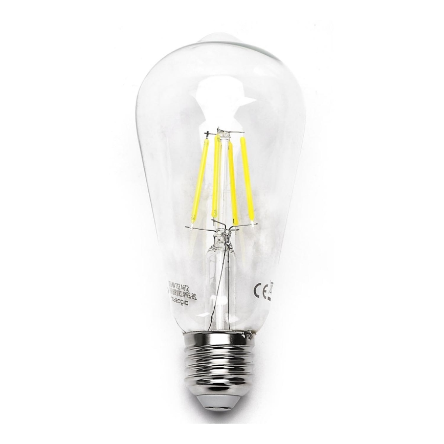 LED Pirn FILAMENT ST64 E27/6W/230V 6500K - Aigostar