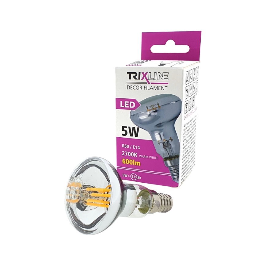 LED Pirn FILAMENT VINTAGE E14/5W/230V 2700K