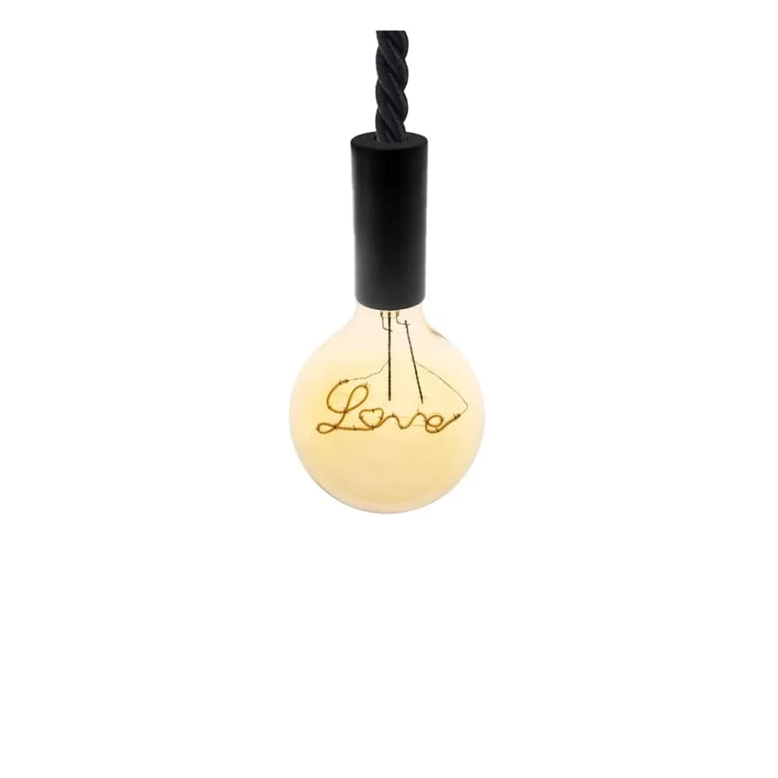 LED Pirn FILAMENT VINTAGE LOVE G125 E27/2W/230V 2000K