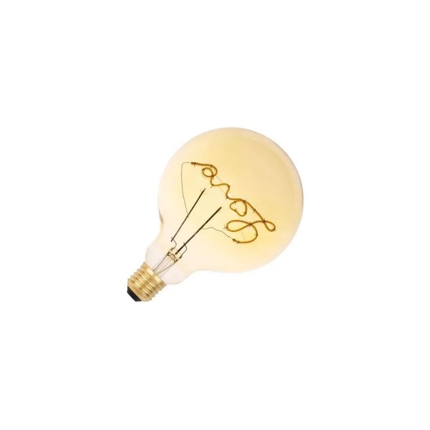 LED Pirn FILAMENT VINTAGE LOVE G125 E27/2W/230V 2000K