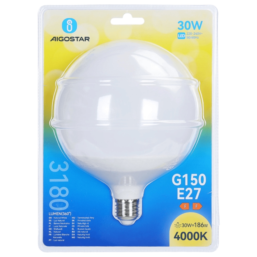 LED-pirn G150 E27/30W/230V 4000K - Aigostar