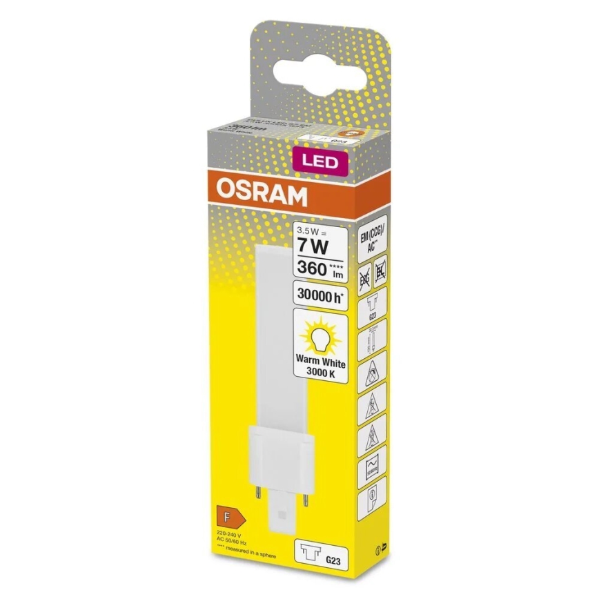 LED Pirn G23/3,5W/230V 3000K - Osram
