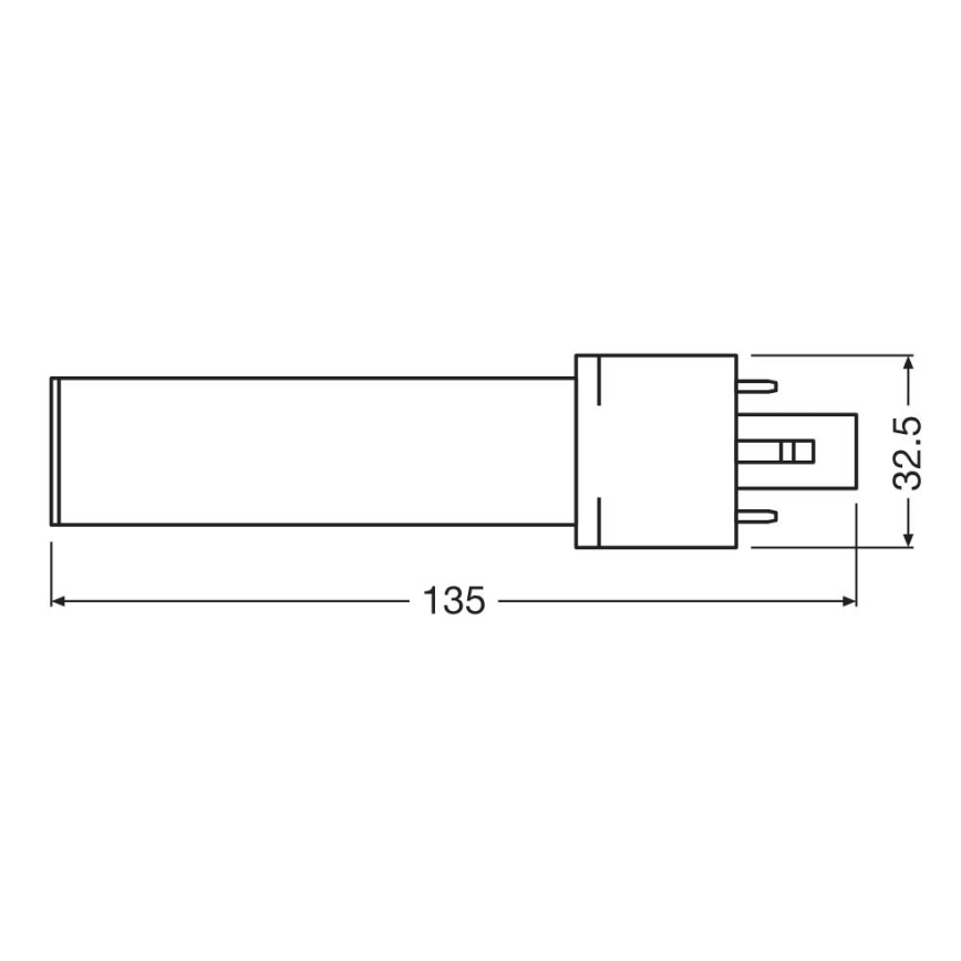 LED Pirn G23/3,5W/230V 3000K - Osram