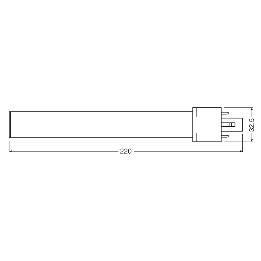 LED Pirn G23/6W/230V 3000K - Osram