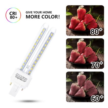 LED Pirn G24D-3/11W/230V 6500K - Aigostar
