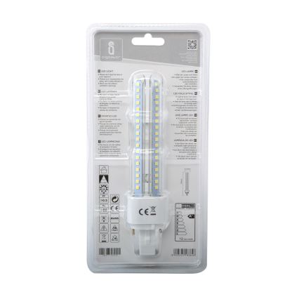 LED Pirn G24D-3/12W/230V 6500K - Aigostar