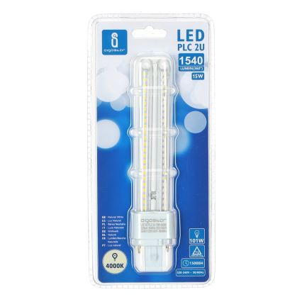 LED Pirn G24D-3/15W/230V 4000K - Aigostar