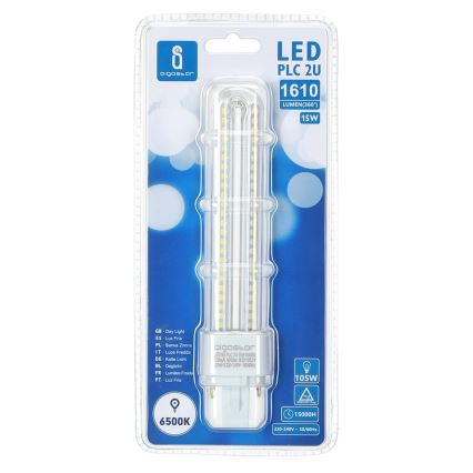 LED Pirn G24D-3/15W/230V 6500K - Aigostar