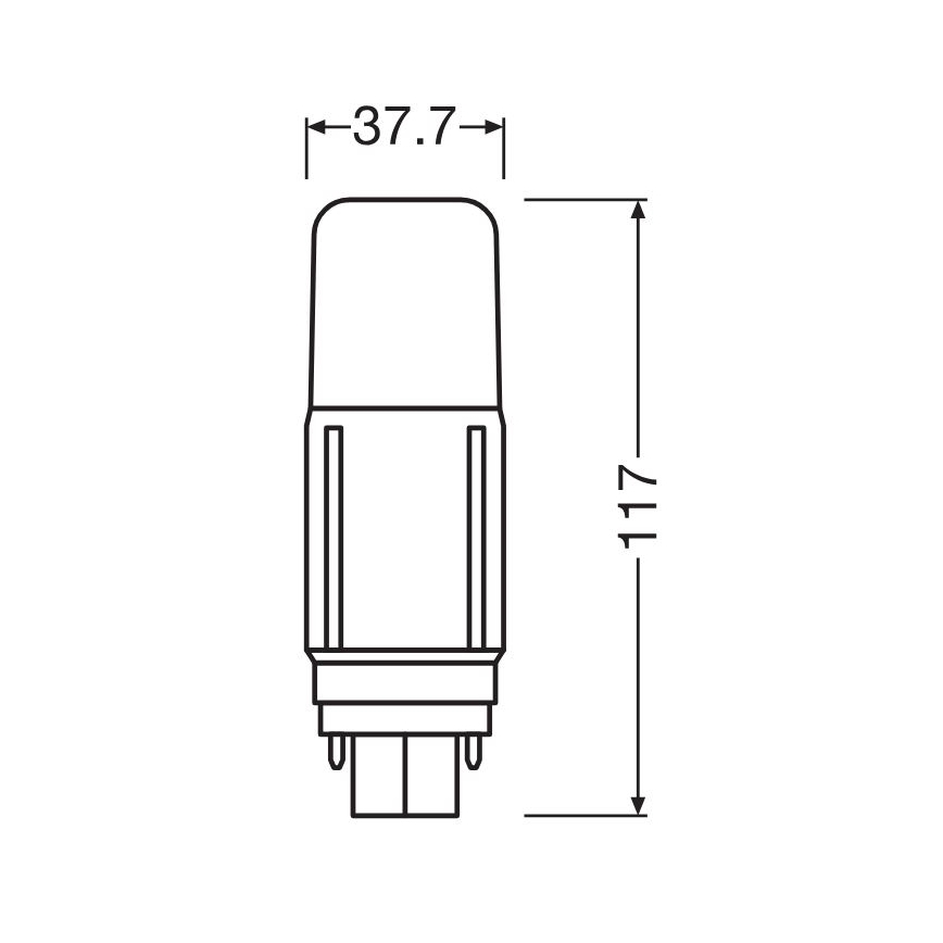 LED Pirn G24d/7,5W/230V 4000K - Osram