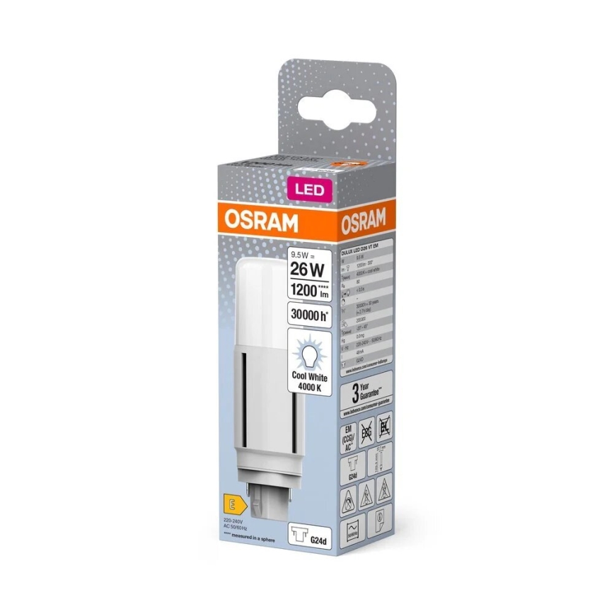 LED Pirn G24d/9,5W/230V 4000K - Osram