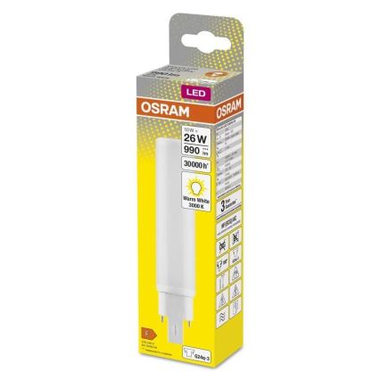 LED Pirn G24q-3/10W/230V 3000K - Osram