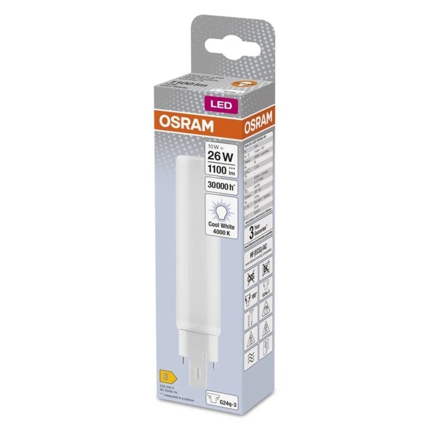 LED Pirn G24q-3/10W/230V 4000K - Osram