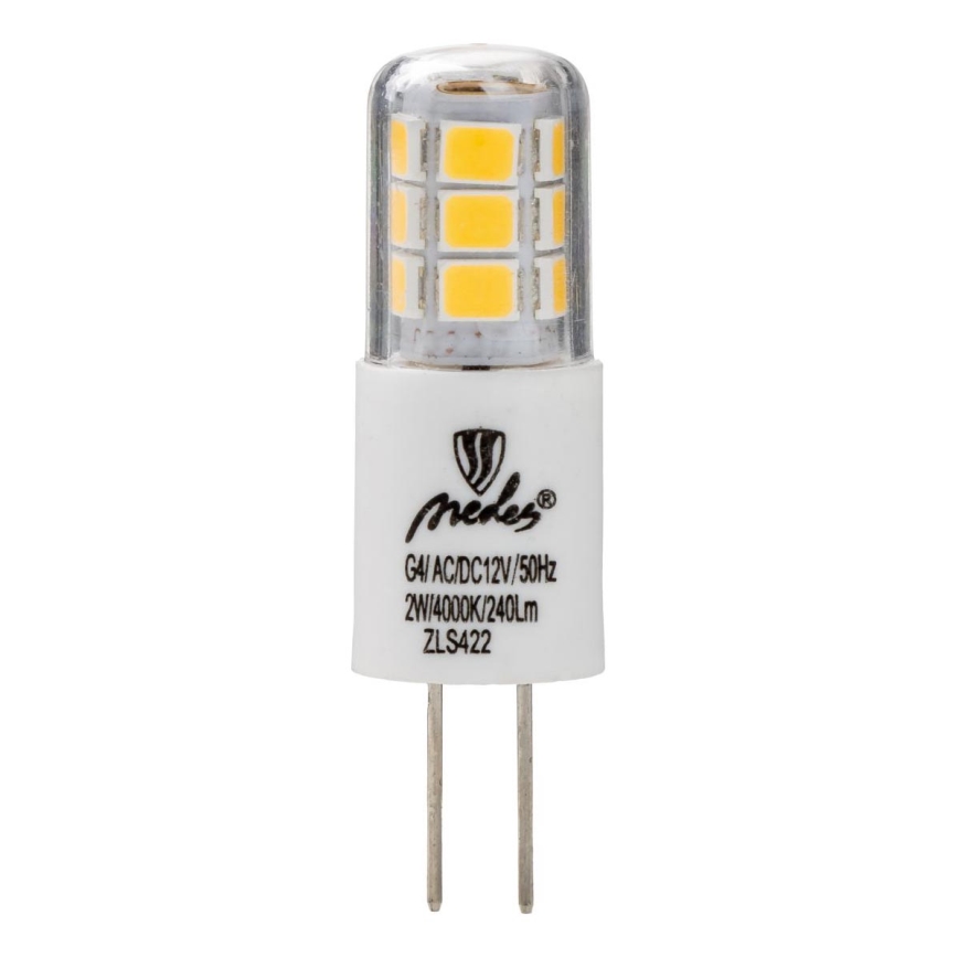 LED Pirn G4/2W/12V 4000K