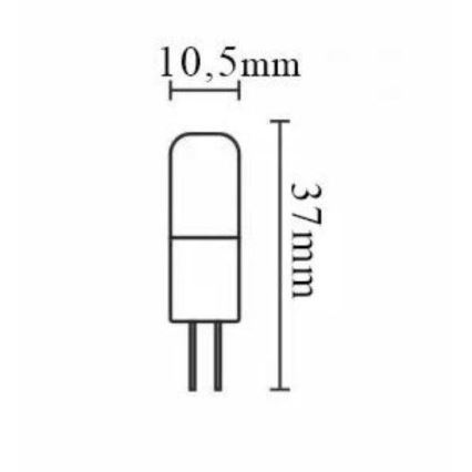 LED Pirn G4/2W/12V 4000K