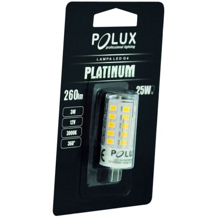 LED Pirn G4/3W/12V 3000K