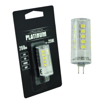 LED Pirn G4/3W/12V 6500K