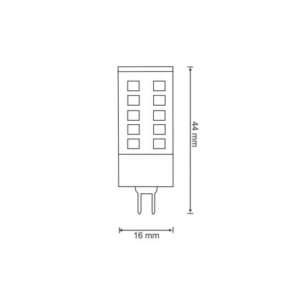 LED Pirn G4/3W/12V 6500K