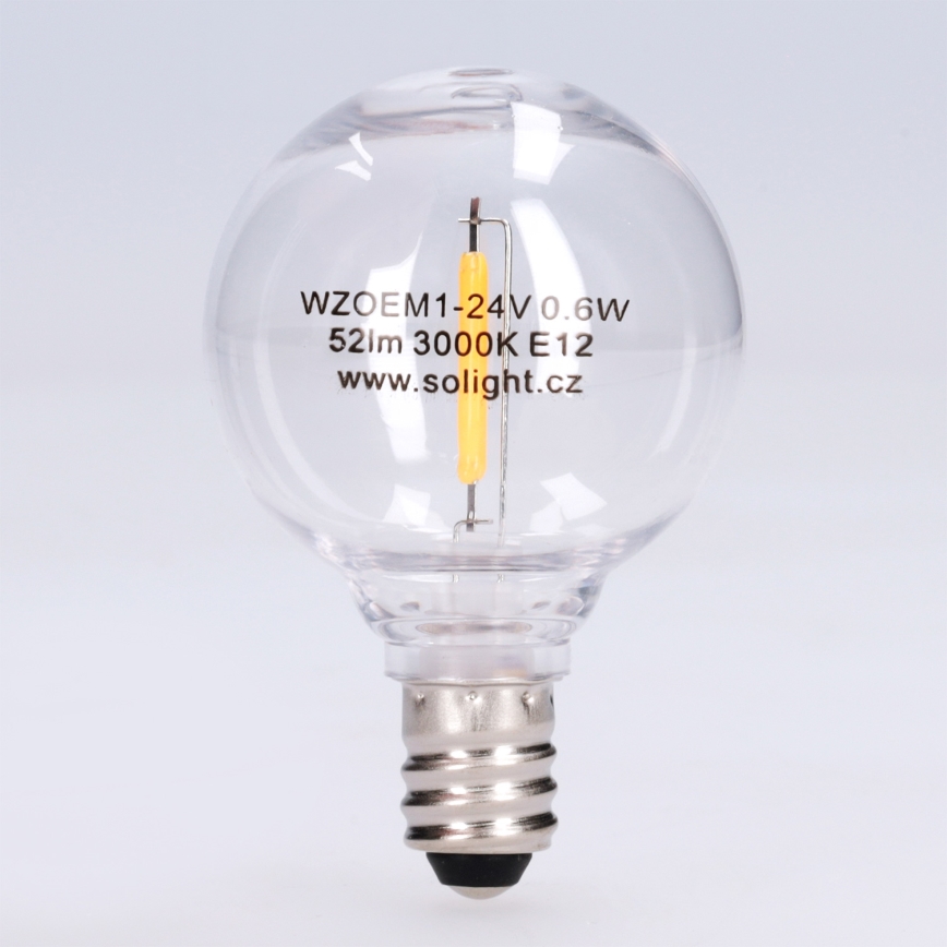 LED-pirn G40 E12/0,6W/24V 3000K - Brilagi