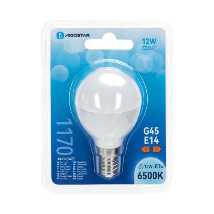 LED pirn G45 E14/12W/230V 6500K - Aigostar