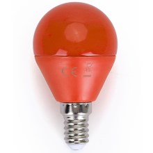 LED Pirn G45 E14/4W/230V oranž - Aigostar