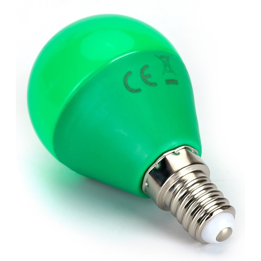 LED Pirn G45 E14/4W/230V roheline - Aigostar