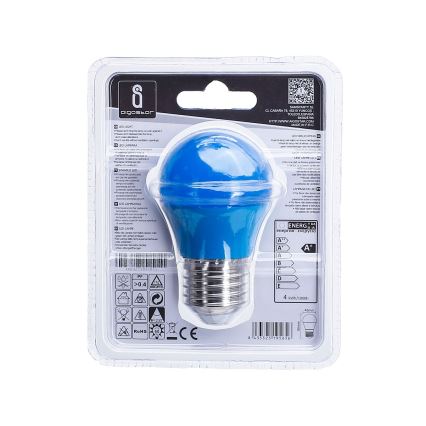 LED Pirn G45 E27/4W/230V sinine - Aigostar