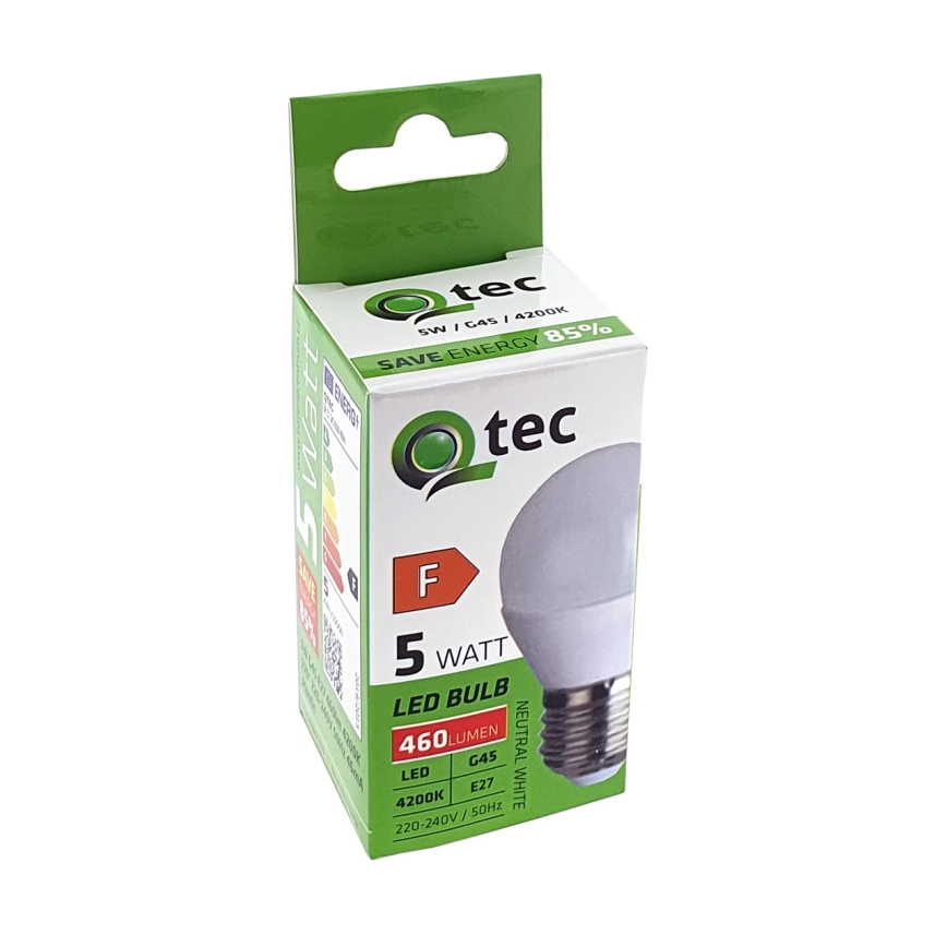 LED Pirn G45 E27/5W/230V 4200K