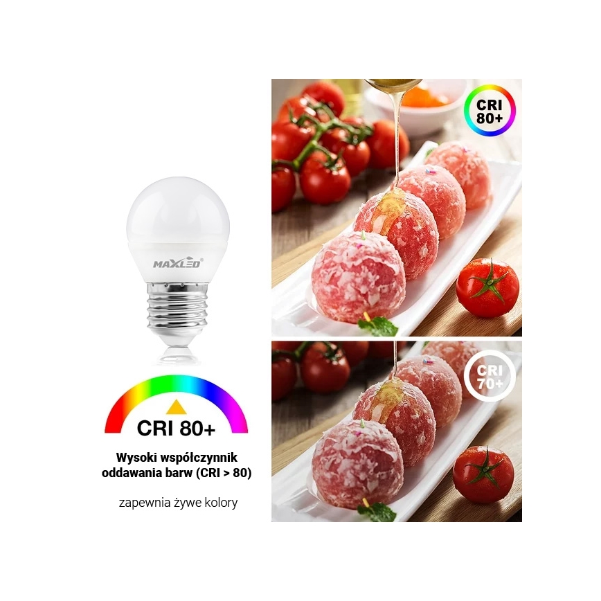 LED Pirn G45 E27/8W/230V 4000K