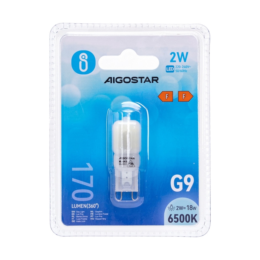 LED Pirn G9/2W/230V 6500K - Aigostar