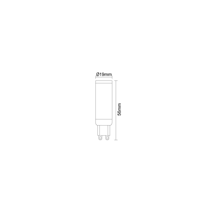LED-pirn G9/4,6W/230V 2800K