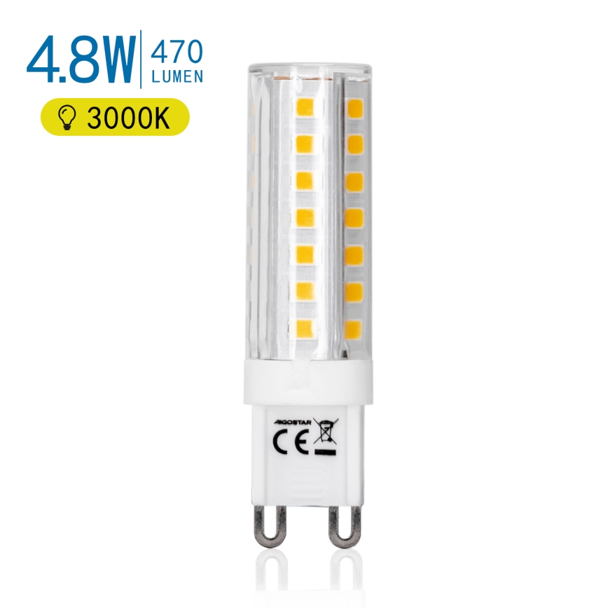 LED Pirn G9/4,8W/230V 3000K - Aigostar