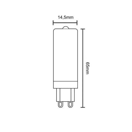 LED Pirn G9/4W/230V 2800K