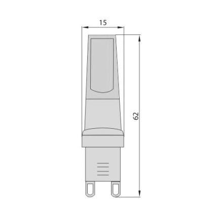 LED-pirn G9/4W/230V 3000K