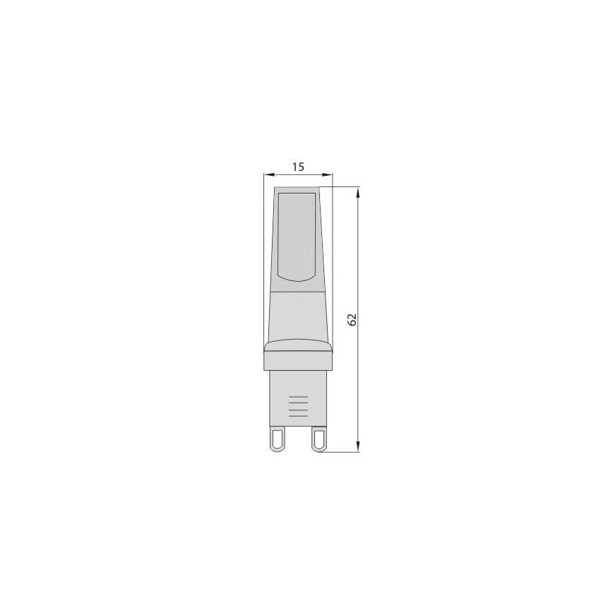 LED-pirn G9/4W/230V 3000K