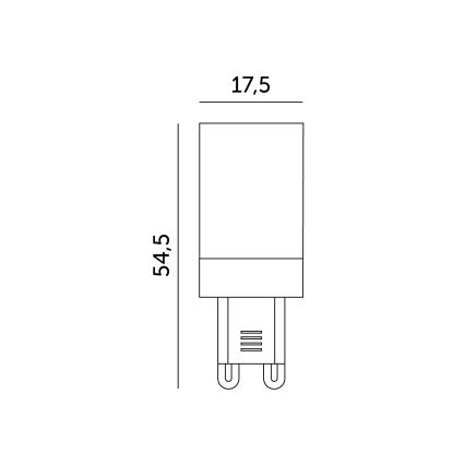 LED Pirn G9/4W/230V 3000K