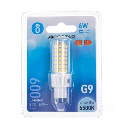 LED Pirn G9/6W/230V 6500K - Aigostar