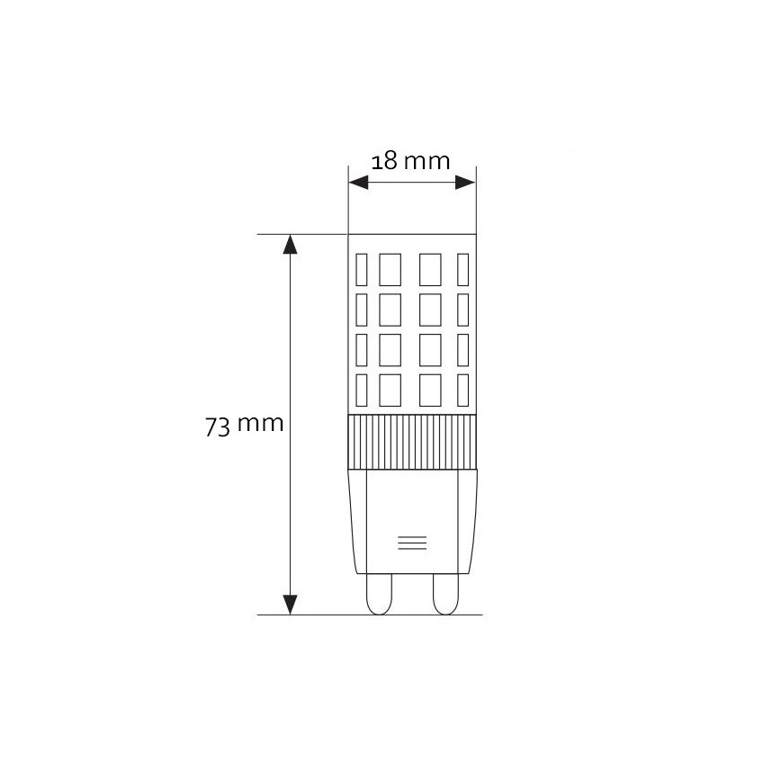 LED Pirn G9/7W/230V 3000K