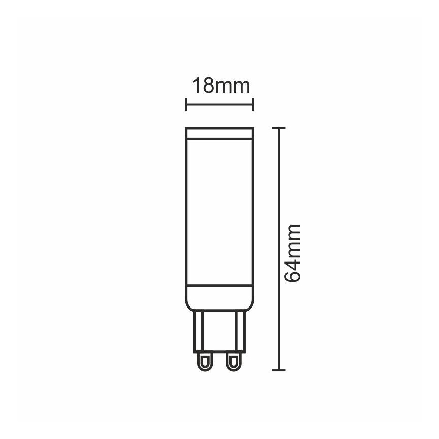 LED Pirn G9/7W/230V 4000K