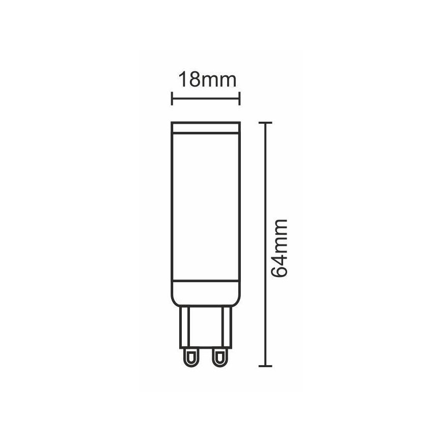 LED Pirn G9/7W/230V 6000K
